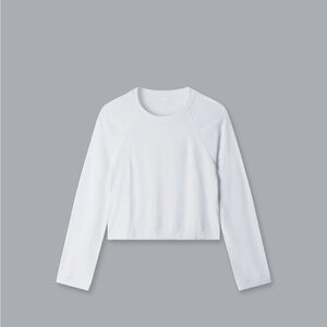 LNDR, Here Today crop long sleeve tee. Size M/L.